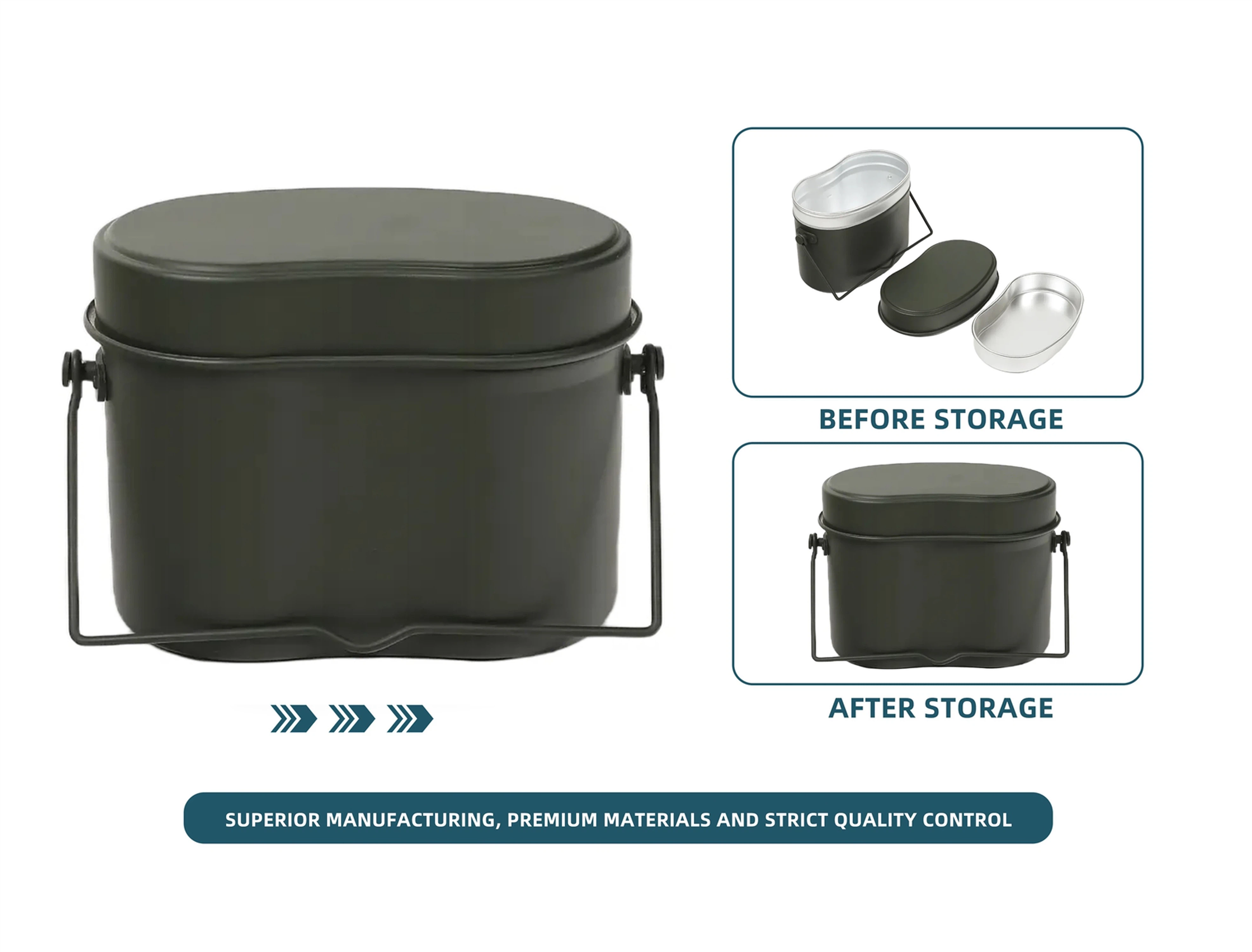 outdoor mess kit in aluminium outdoor mess kit in aluminium